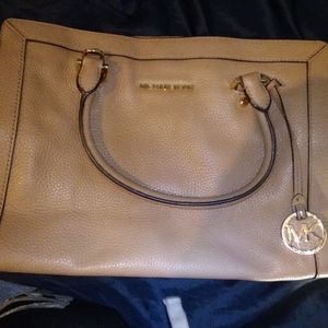 Michael kors leather bag, naked tan